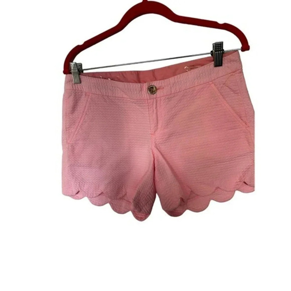Lilly Pulitzer 5" Buttercup Scallop Hem Herringbone Short Size 2 - Picture 3 of 7